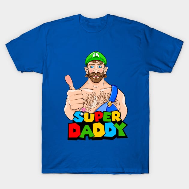 Super Daddy Thumbs Up T-Shirt by LoveBurty